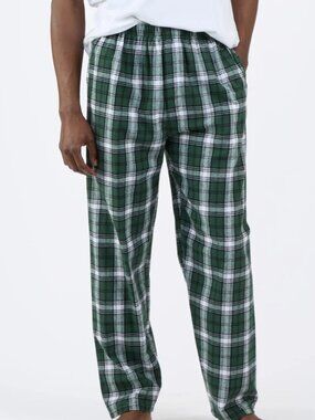Green/White NWT Boxercraft Plaid Pajama Lounge Pants | Adult | Brand New